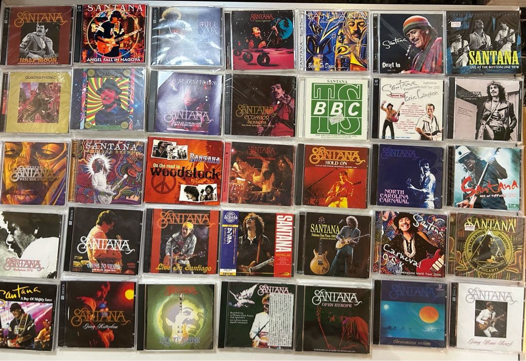 Santana サンタナ　CD81枚・DVD3枚　コレクターズアイテム