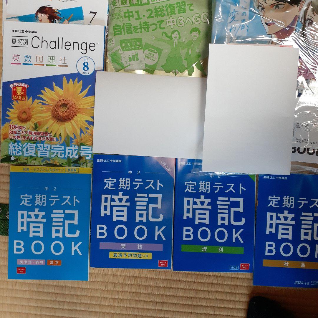 進研ゼミ中学講座　中２　中３　2024 2025