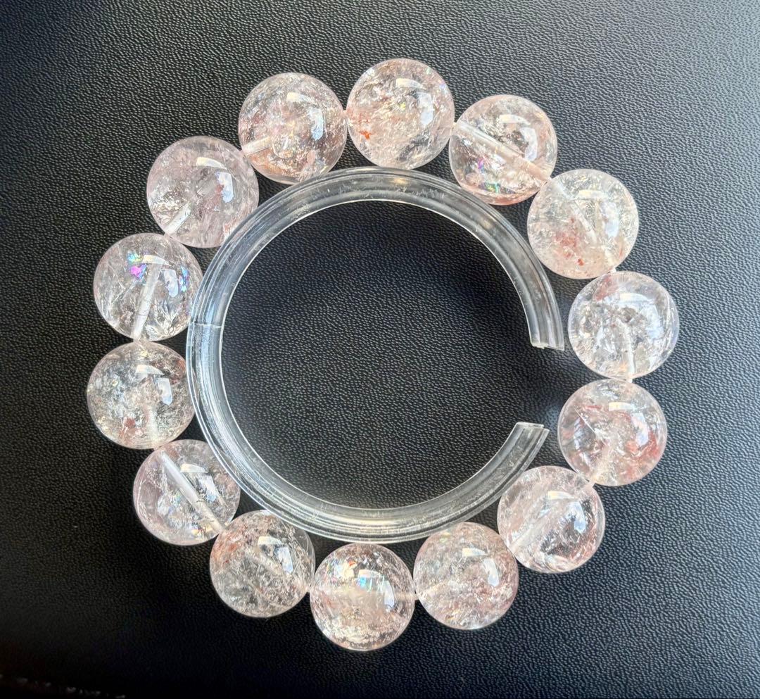 LRM　夢幻品質　光纏いし女神の聖石　幻のレインボーヒマラヤローズクォーツ