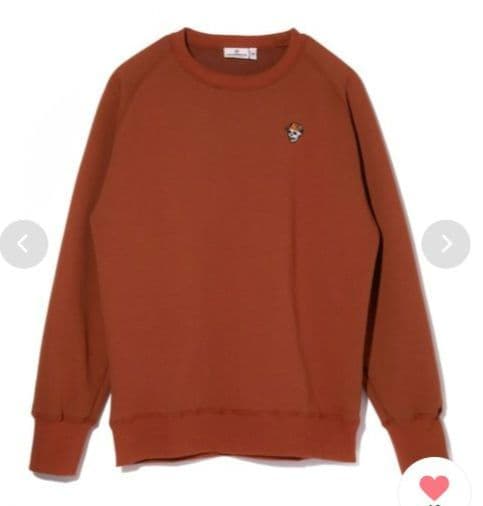 新品【DEVEREUX GOLF】 クルーネック／トレーナー／ブラウン／L