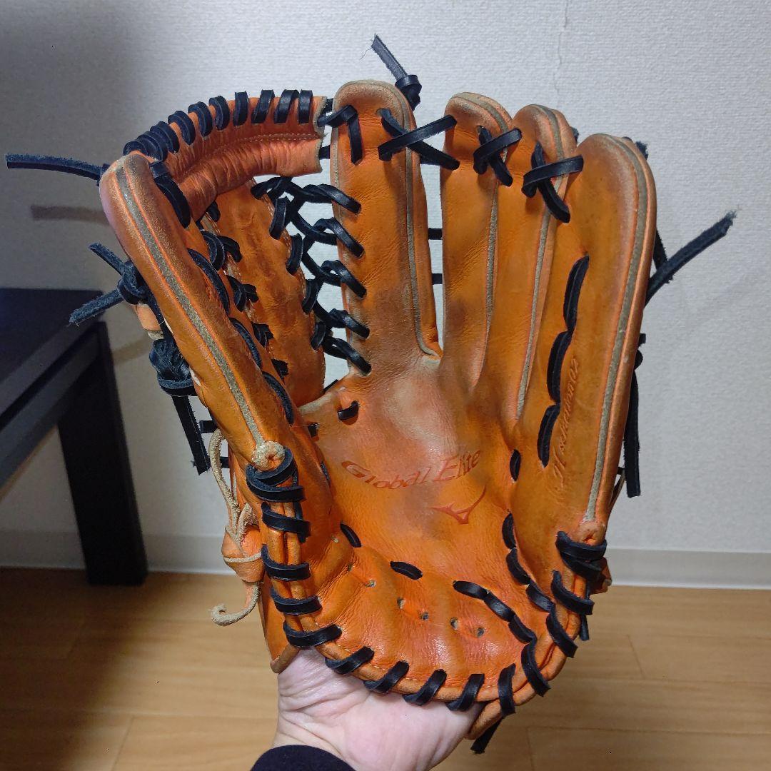 最終価格 ミズノ グローバルエリート Hセレクション02 軟式 外野手 グローブ