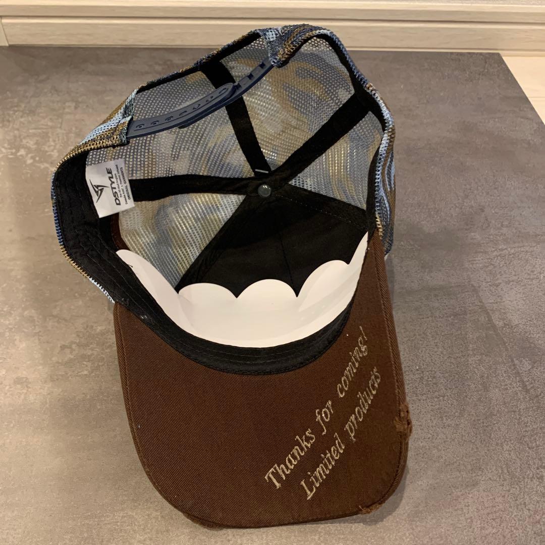 DSTYLE イベント限定 メッシュキャップ ブルーカモ