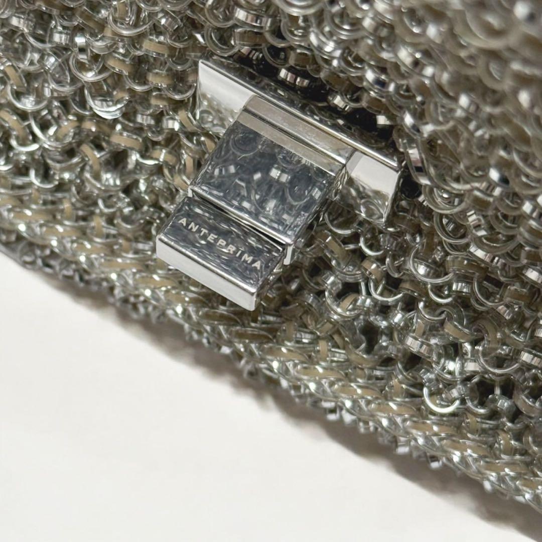 アンテプリマ　ルッケットⅡ ミディアム カーキシルバー　ショルダーバッグ