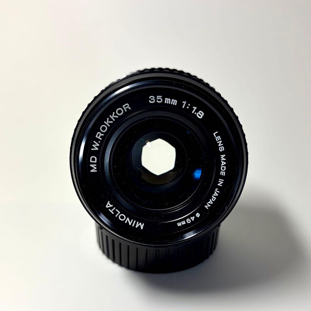 レンズ(単焦点) MINOLTA MD W.ROKKOR 35mm f/1.8