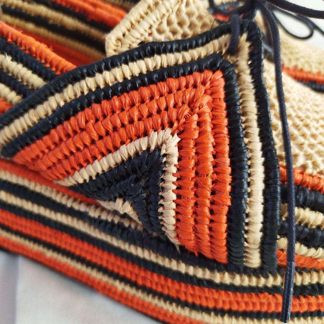 ガブリエラ・ハースト×クレジュリー*ヘスターラフィアプラットフォームサンダル