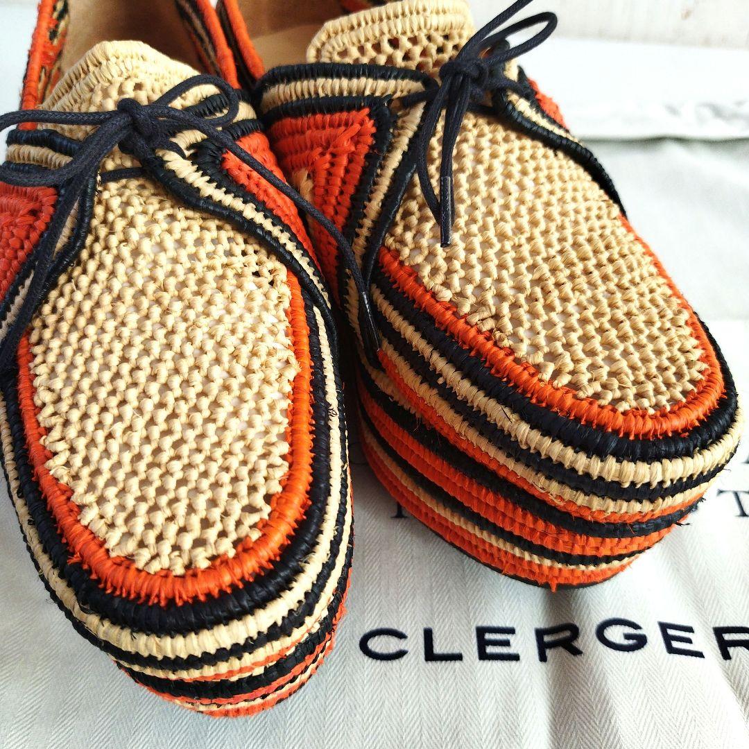 ガブリエラ・ハースト×クレジュリー*ヘスターラフィアプラットフォームサンダル