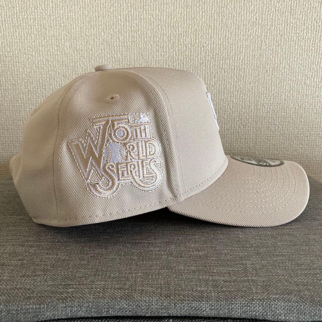 【海外限定】ニューエラ ロサンゼルスドジャース9FORTY Aフレーム ベージュ