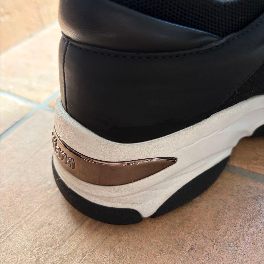 +diana リサイクルニットコンビスニーカー 撥水加工 24.5cm