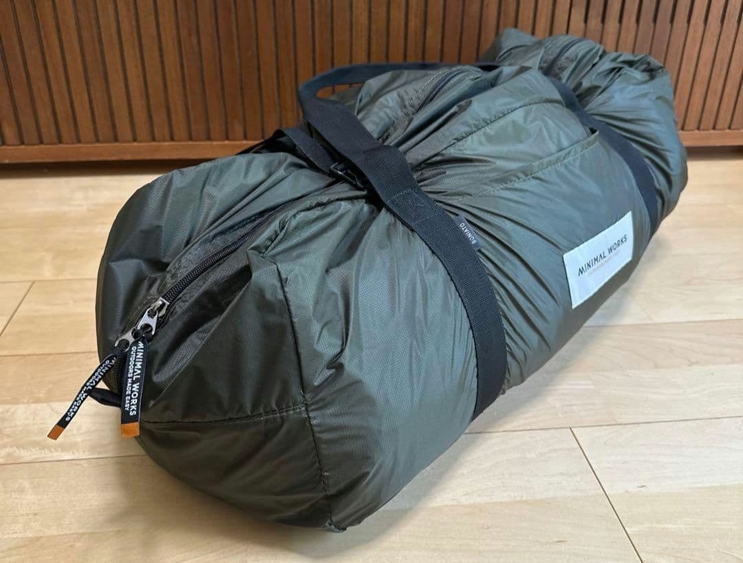 美品 ミニマルワークス ボニアト オリーブ 純正グランドシート付