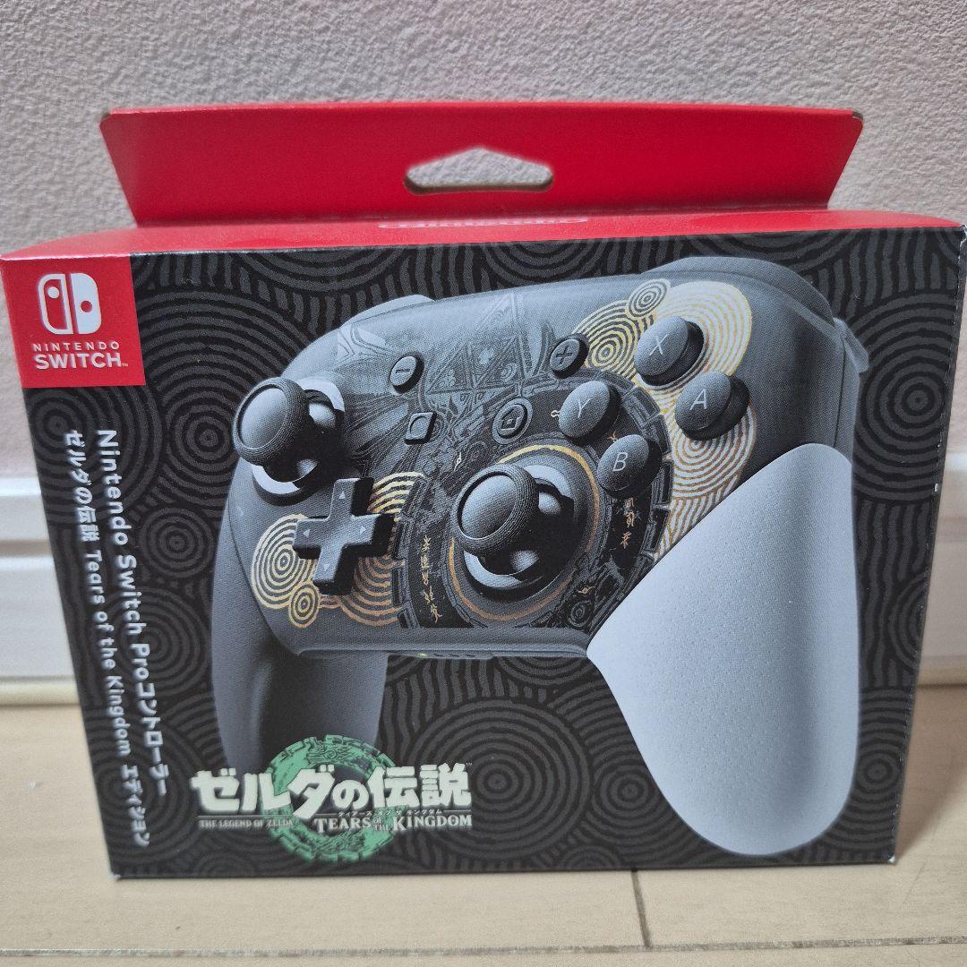 Switch Proコン ゼルダの伝説 ティアーズ オブ ザ キングダムエディ…