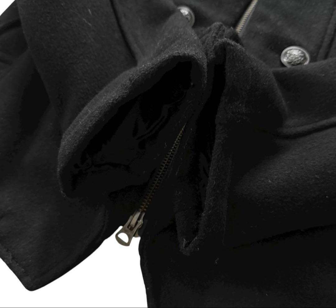 CIVARIZE ナポレオンジャケット ウール ダブルボタン 黒 46 Y2K