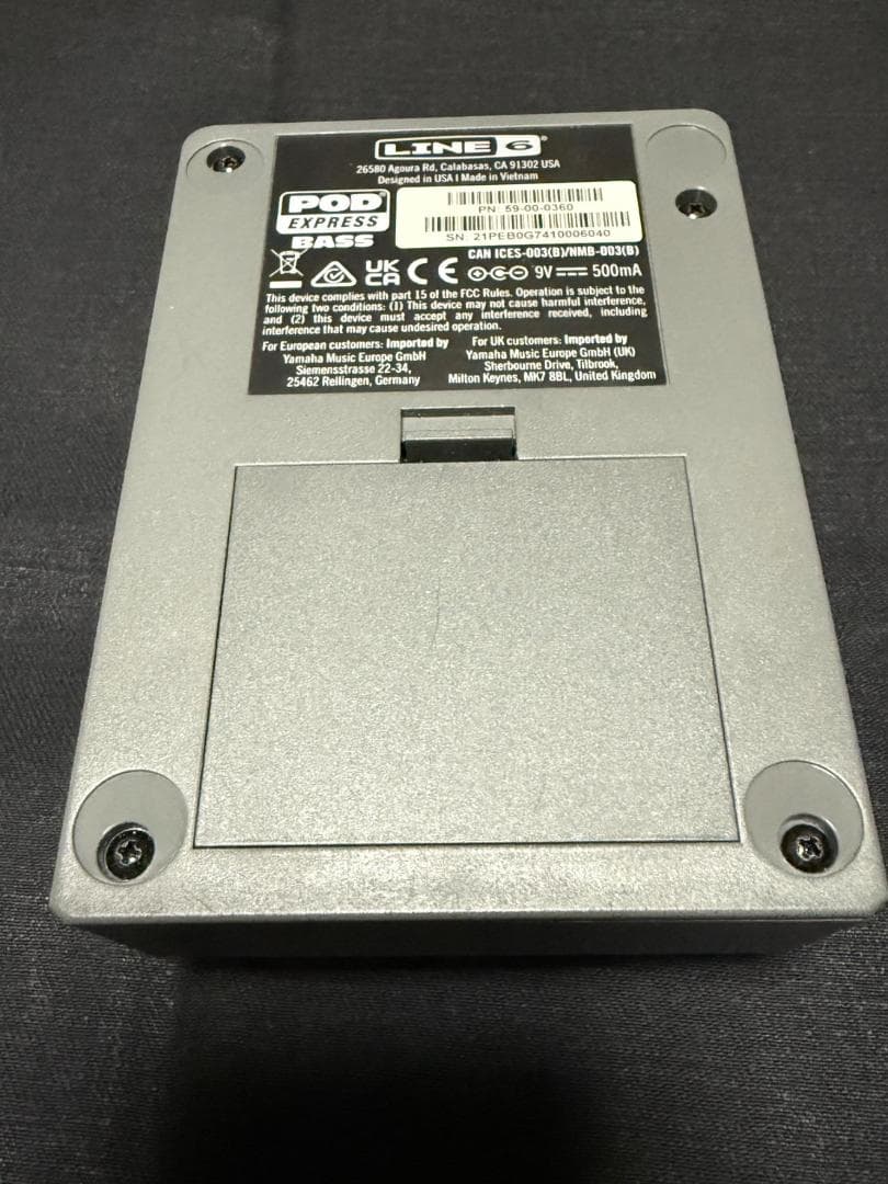 LINE6 POD Express BASS 純正ACアダプター付