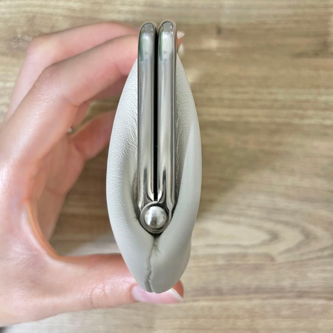 agnes b. オフホワイト(アイボリー系)がま口ケース