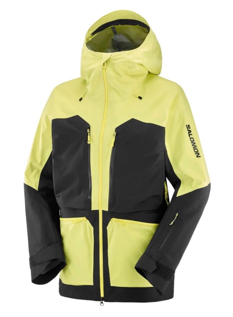 SALOMON ゴアテックス ジャケット イエロー/ブラック