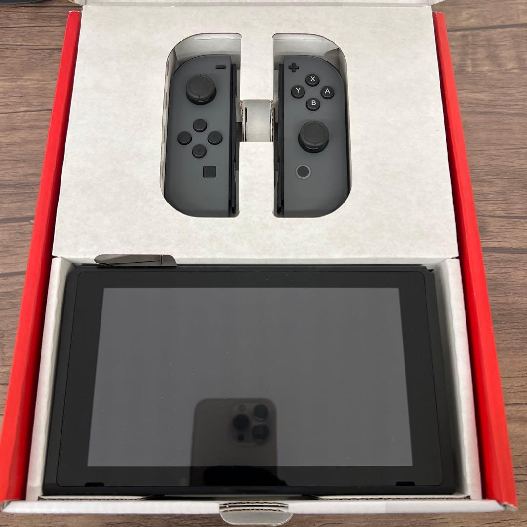 12376 Nintendo Switch本体Joy-Con(L)/(R)グレー