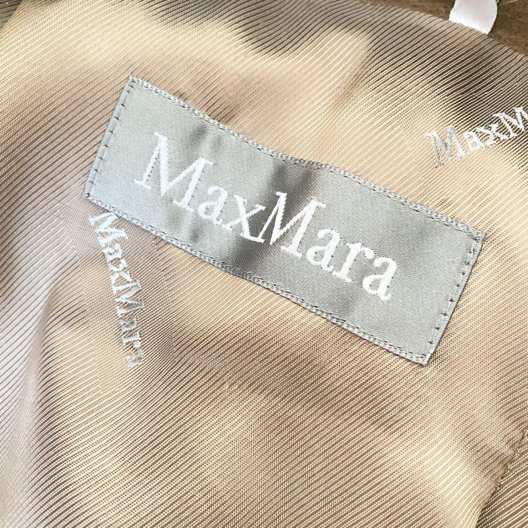★美品★MaxMara マックスマーラ ヴァージンウール ラップコート★