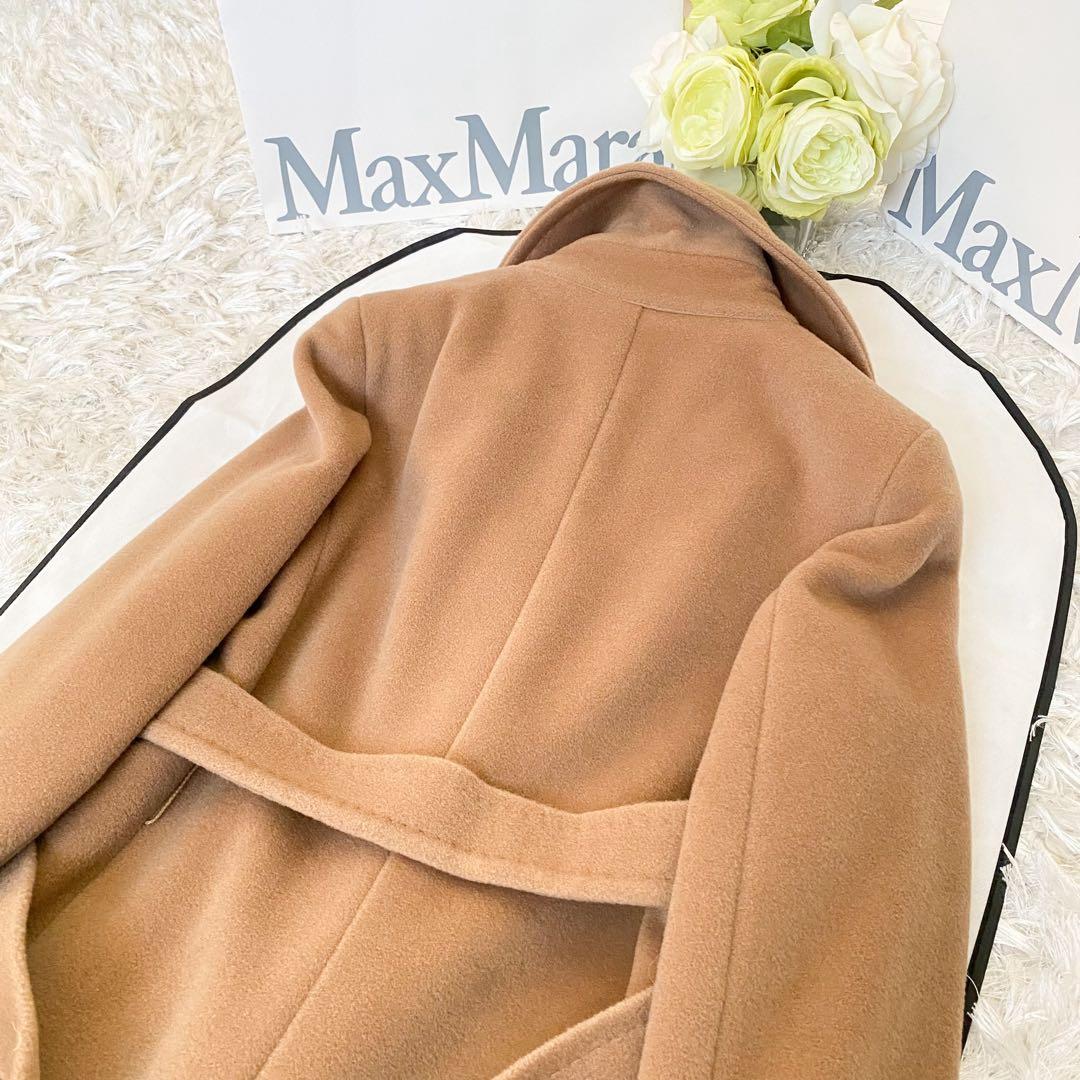 ★美品★MaxMara マックスマーラ ヴァージンウール ラップコート★