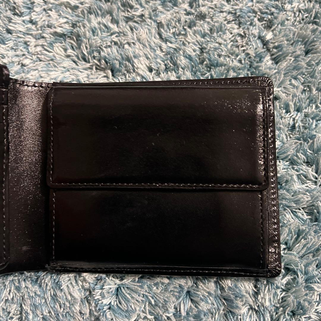 PORTER ブラック レザー 二つ折り財布