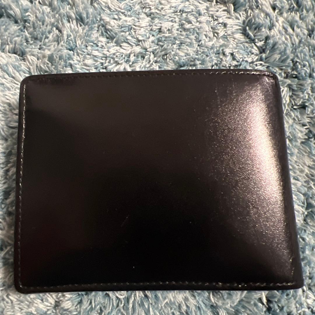 PORTER ブラック レザー 二つ折り財布