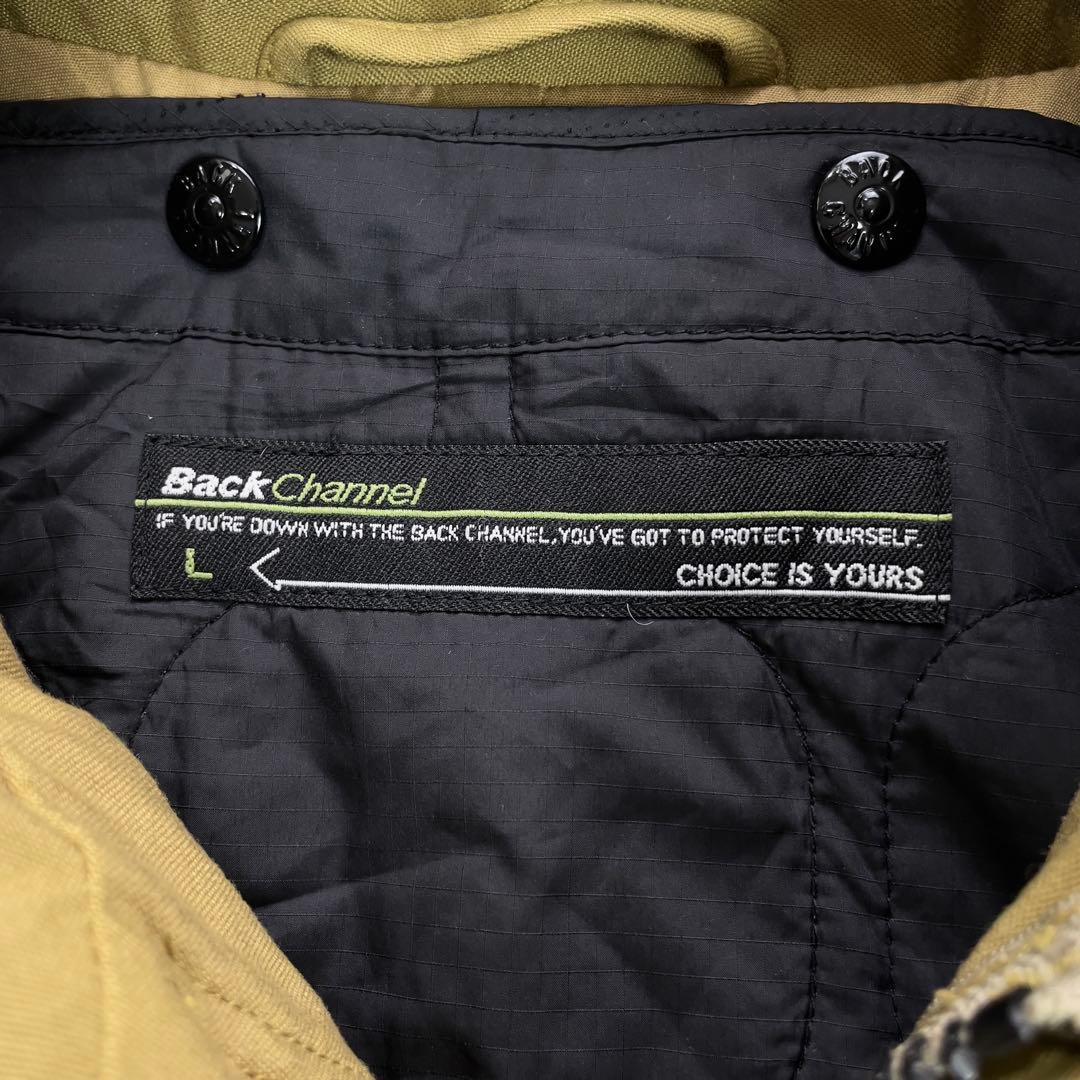 美品 バックチャンネル 2way ミリタリージャケット L カーキ M-65