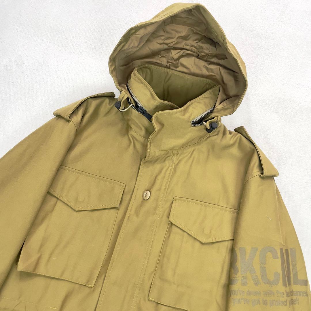 美品 バックチャンネル 2way ミリタリージャケット L カーキ M-65