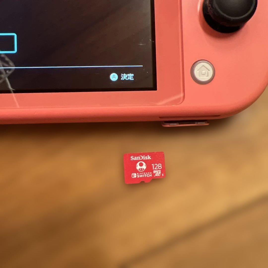 ニンテンドースイッチ Lite 本体充電器128GB microSD付き箱無し