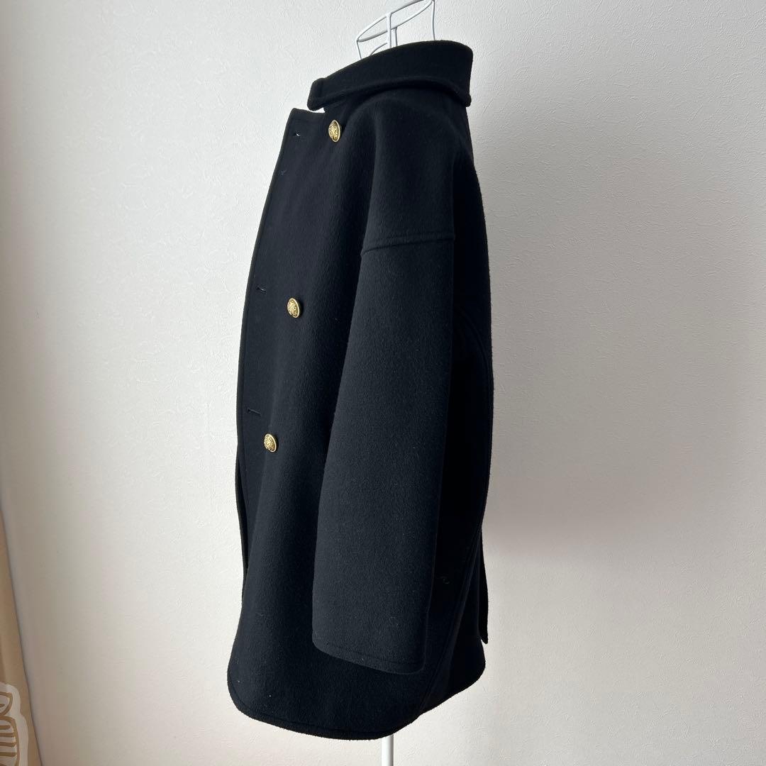 フレームワーク Super 100 ダブルクロス ピーコート ブラック