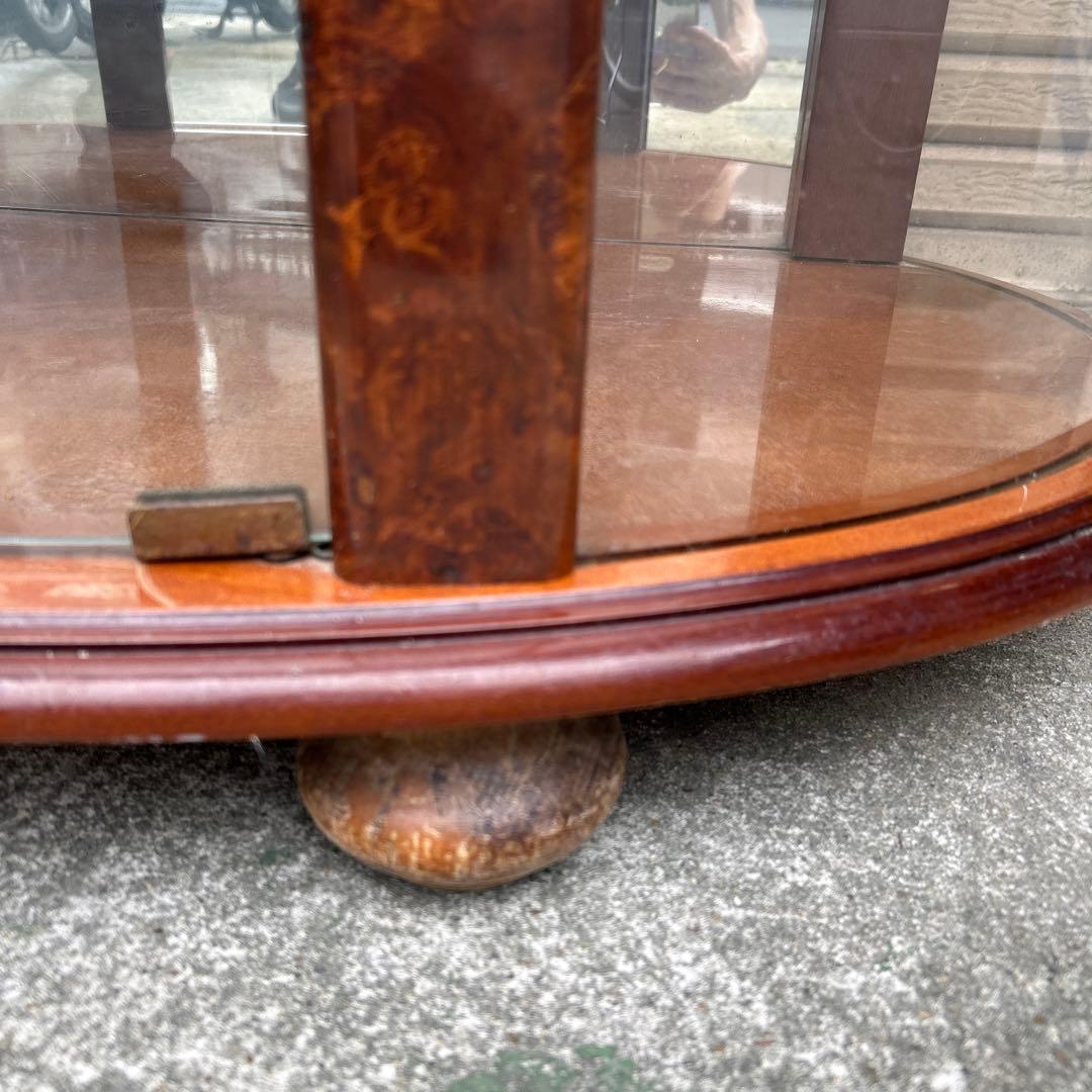 イタリア製　FPPASI コレクションボード　ミラー付キャビネット　ハーフムーン