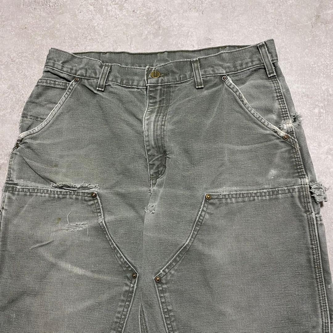 Carhartt ダブルニー MOS 33×32 ダンガリーワークパンツ