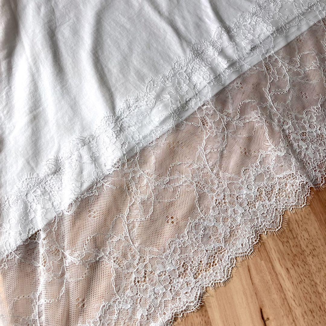 【2025AW】SLOBE IENA レースコンビカットソー