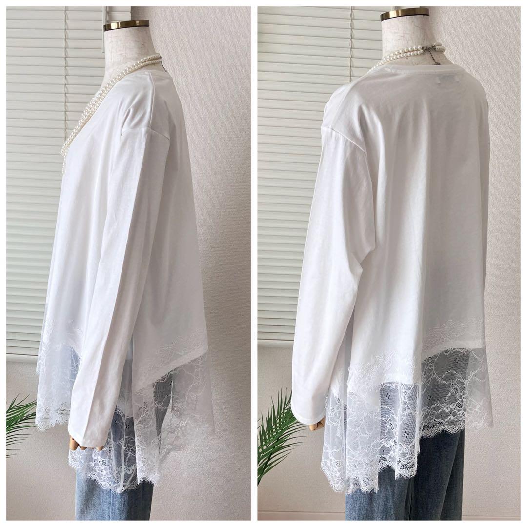 【2025AW】SLOBE IENA レースコンビカットソー