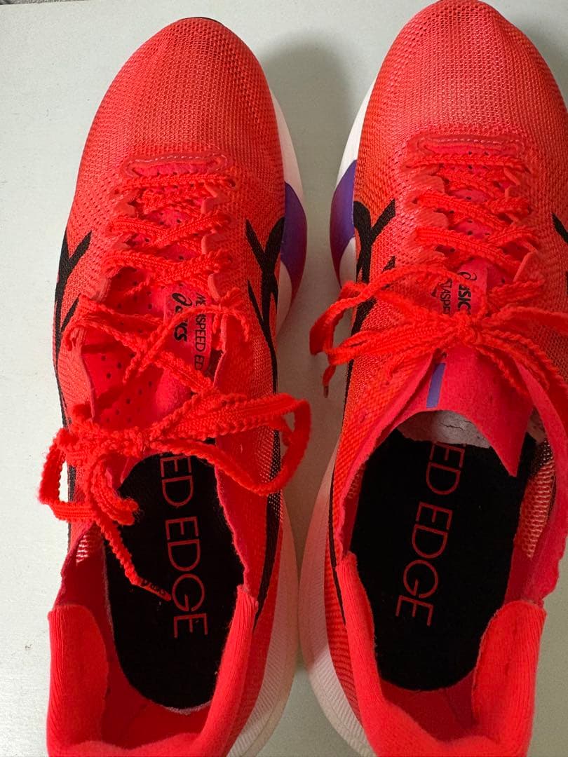 アシックス　メタスピードエッジ　Tokyo 27.5cm 使用2回/22㎞