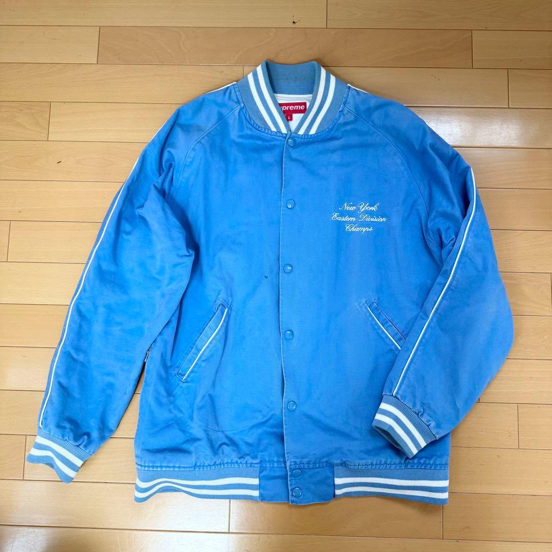 Supreme 初期 ジャケット スタジャン Lライトブルー