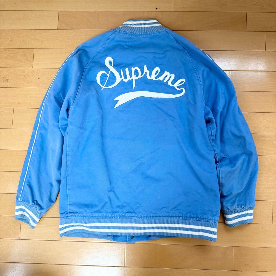 Supreme 初期 ジャケット スタジャン Lライトブルー