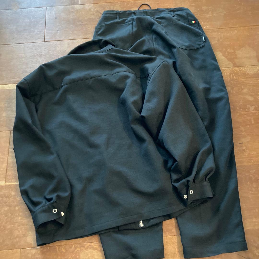 RADIALL スラックス地 サマー セットアップ ジャケット イージーパンツ