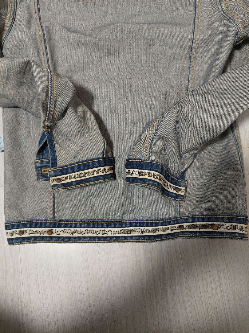 ナンバーナイン　07春夏ABOUT A BOY期　デニムジャケット　音符