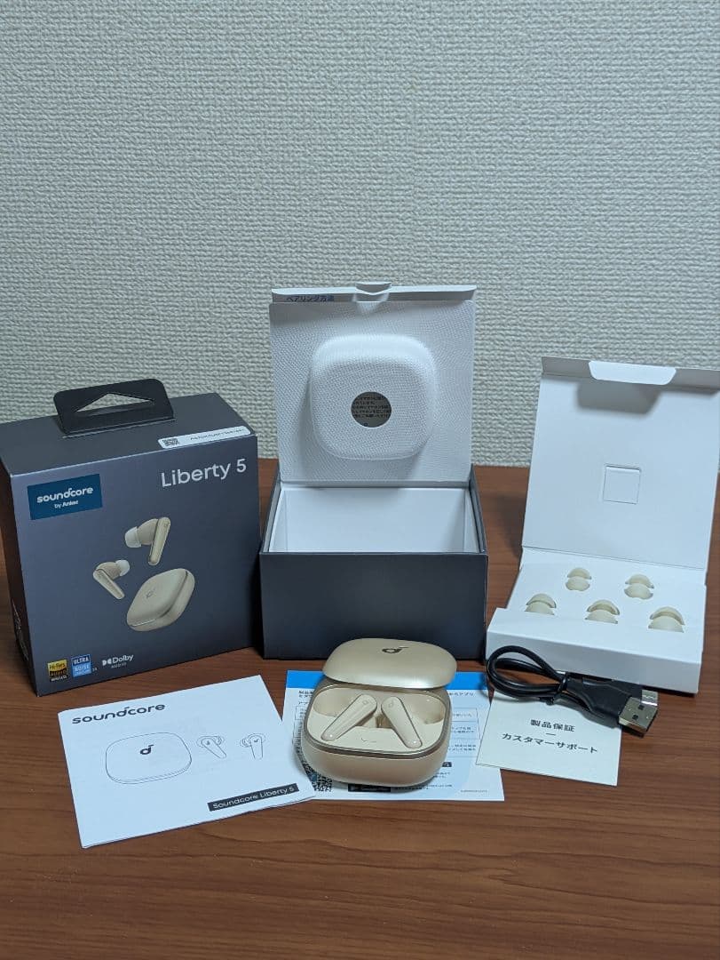 Anker Soundcore Liberty5 シャンパンゴールド
