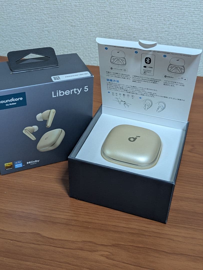 Anker Soundcore Liberty5 シャンパンゴールド