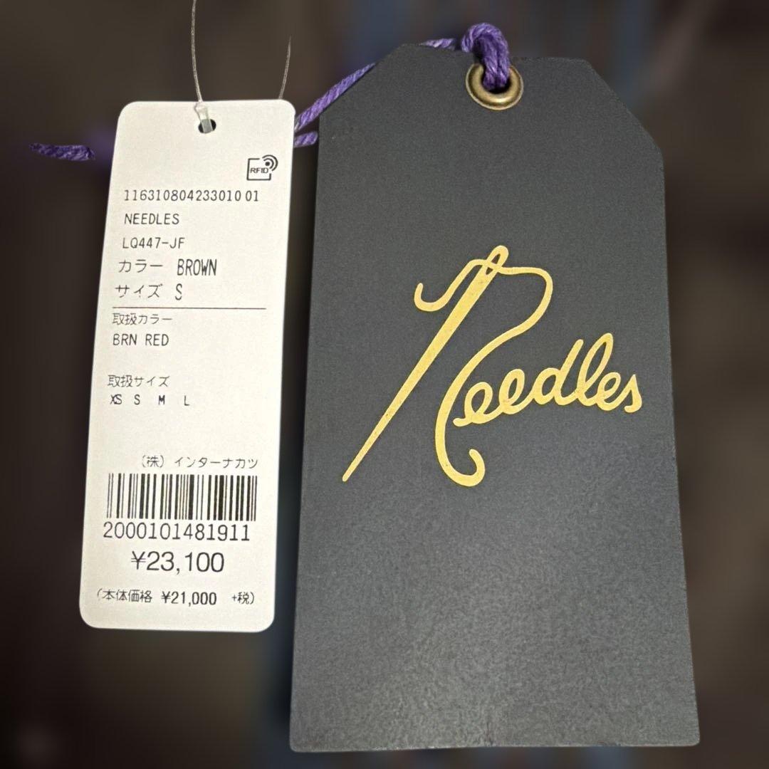 【未使用】NEEDLES 別注ナロートラックパンツ LQ447 BROWN S