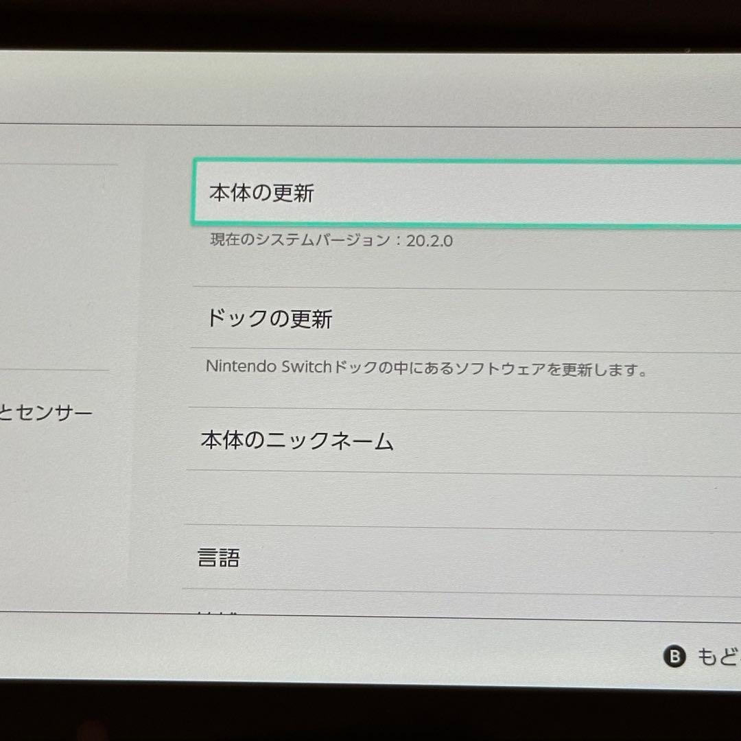Nintendo Switch 本体のみ 未対策機　2017年