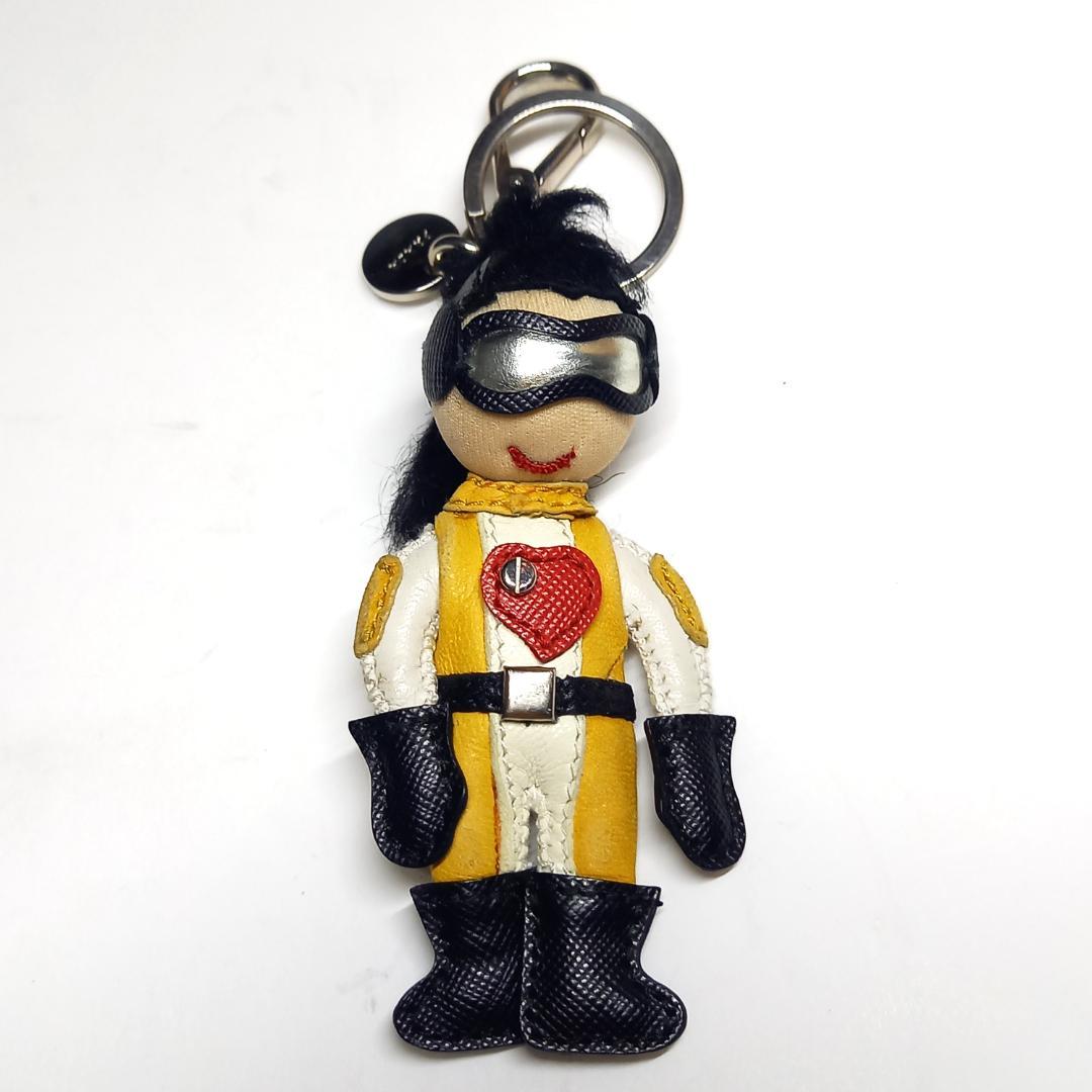 ヘイ様プラダ キーリング チャーム キーホルダー 人形 モヒカン ドール