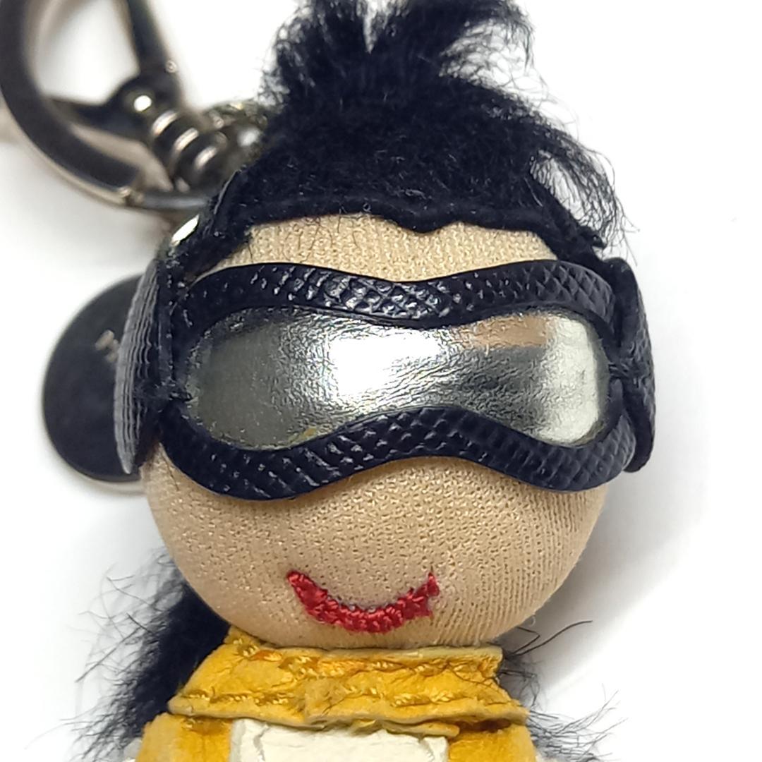 ヘイ様プラダ キーリング チャーム キーホルダー 人形 モヒカン ドール