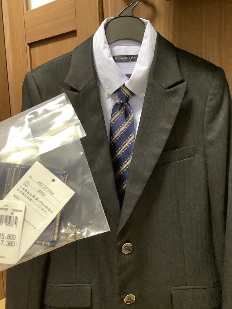 ヒロミチナカノ 165cm 男の子 スーツ一式 卒業式 フォーマル 発表会