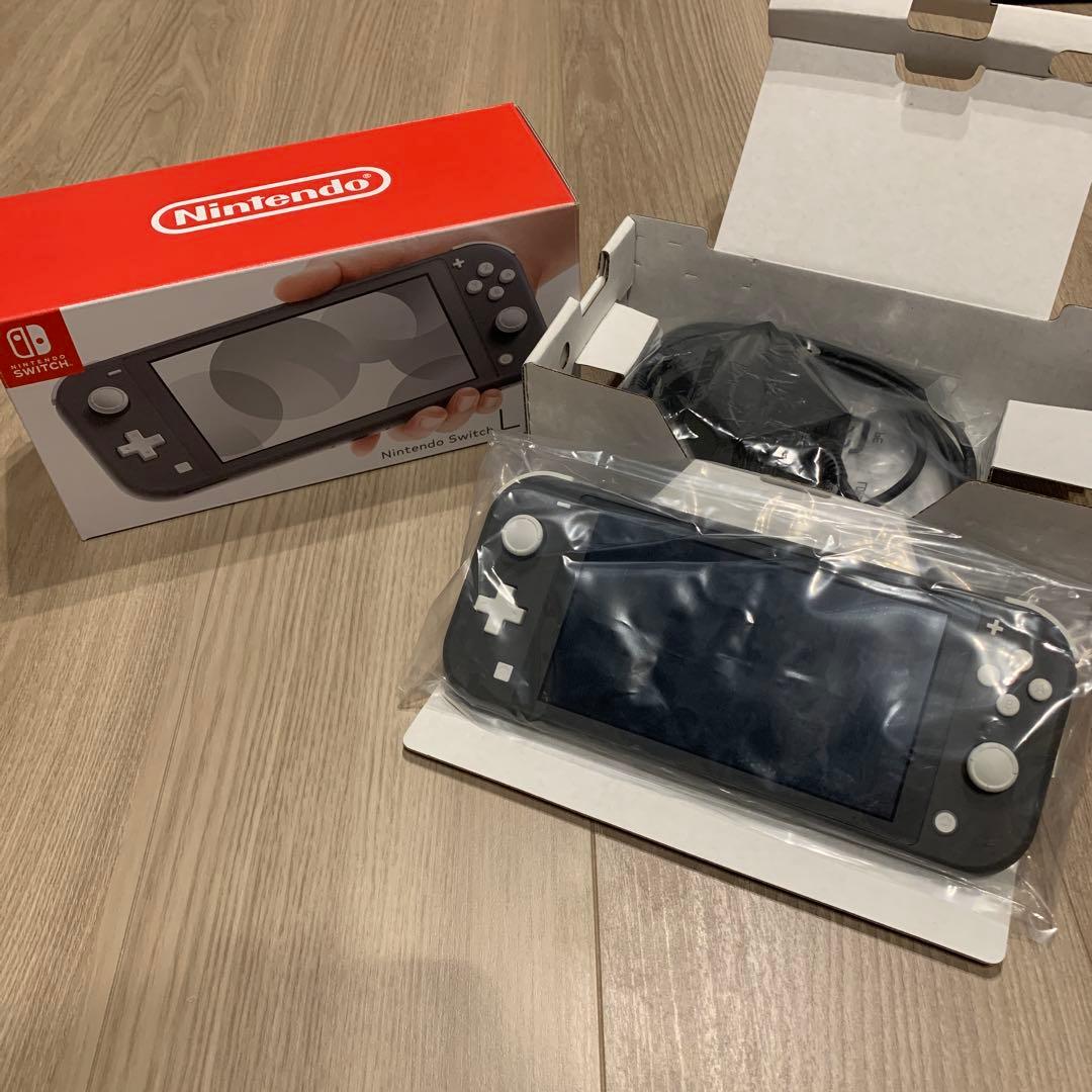 値下げ‼︎ Nintendo Switch Lite グレー　【箱・充電器付】
