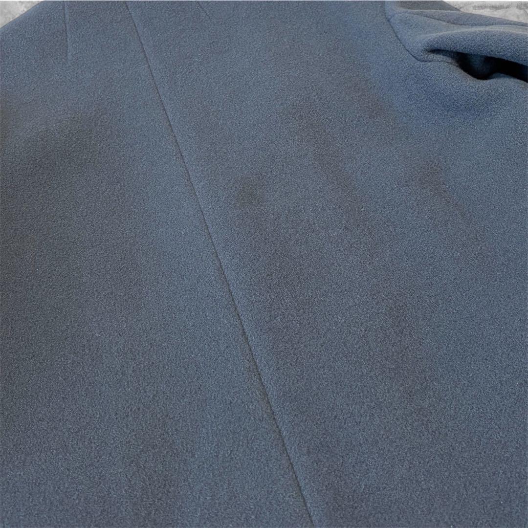 イエナ マンテコ ノーカラーショートコート 36 グレー