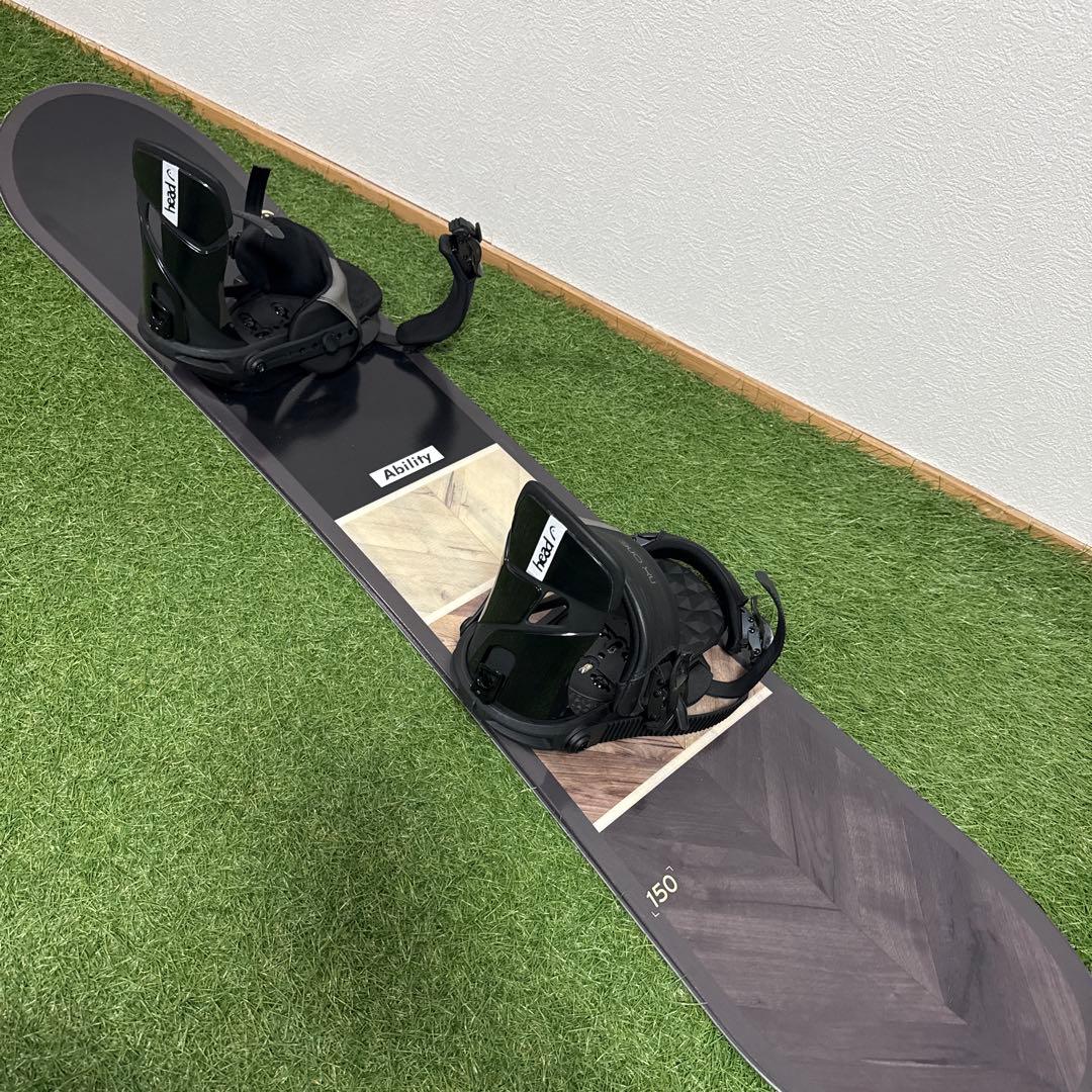 ブーツ無し‼️超美品‼️O25 HEAD 150cm メンズスノーボードセット