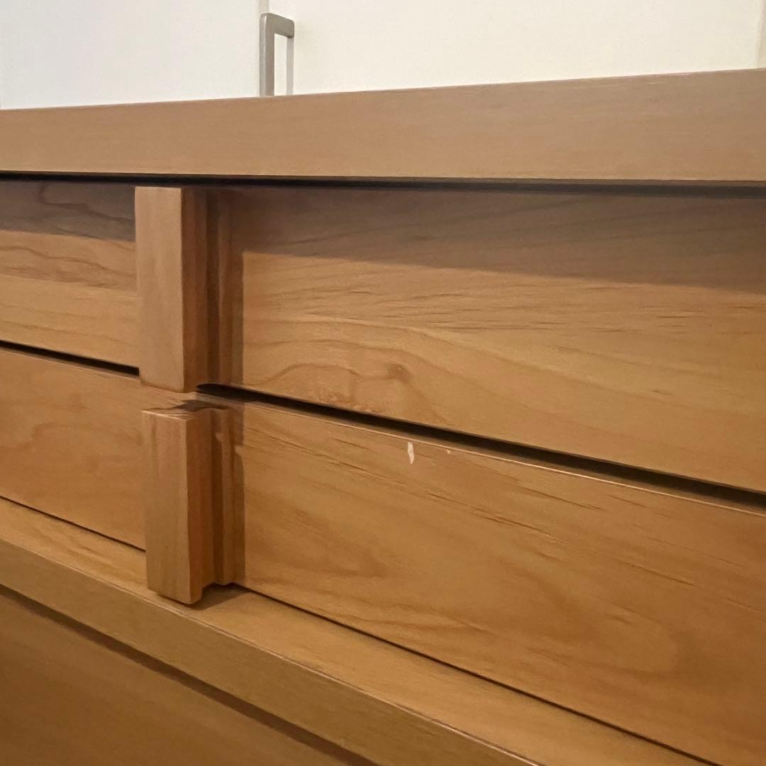 ナチュラル 木製 キッチンカウンター 幅90cm 日本製