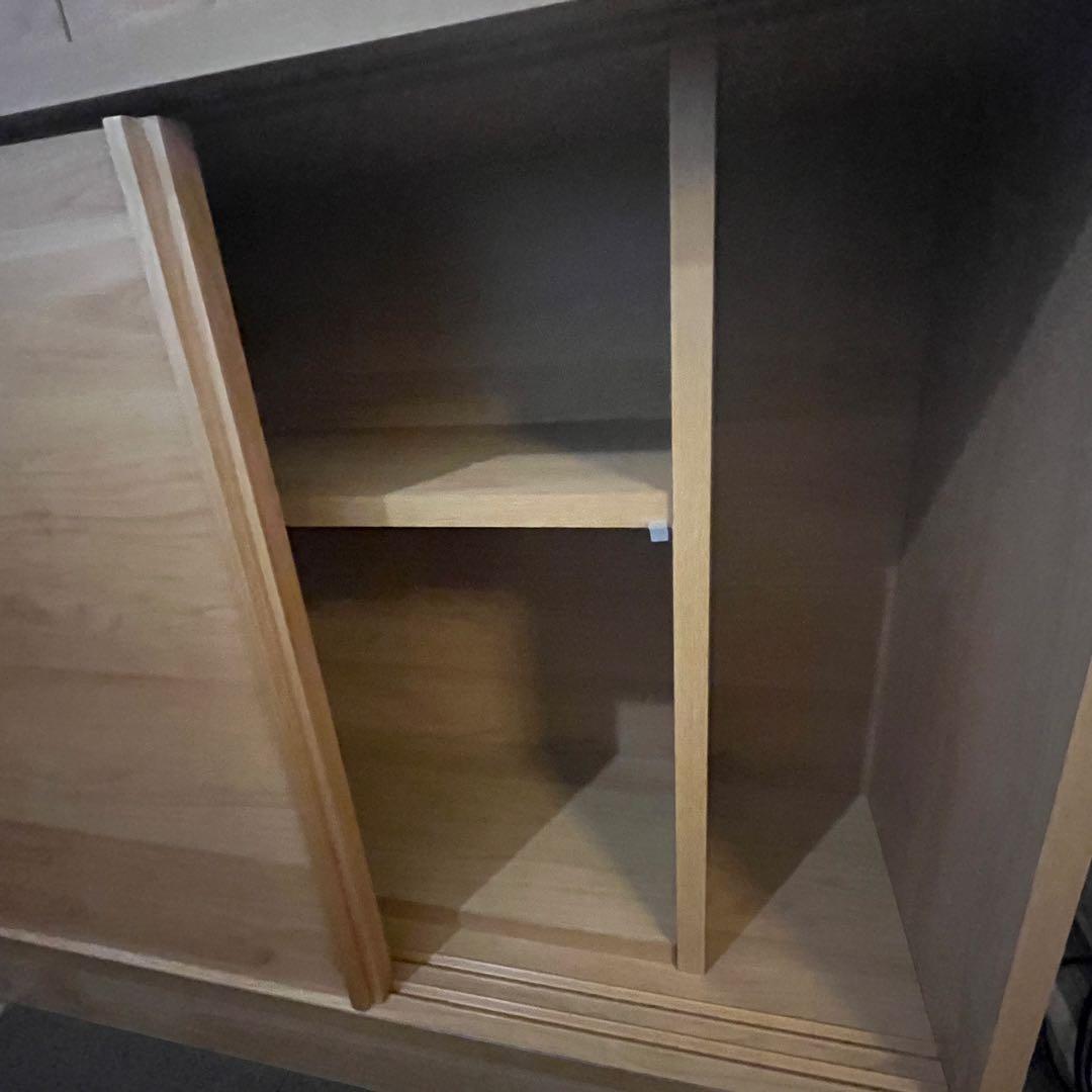 ナチュラル 木製 キッチンカウンター 幅90cm 日本製