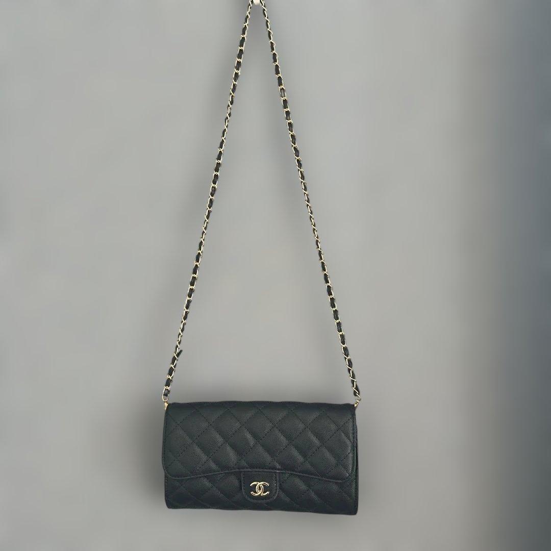 え*ー様 ショルダーバッグ　キルティングノベルティCHANELチェーンウォレット