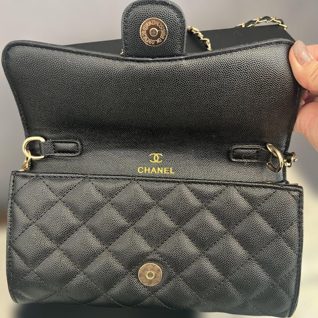 え*ー様 ショルダーバッグ　キルティングノベルティCHANELチェーンウォレット